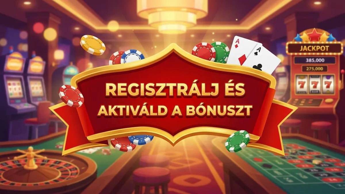Regisztráció bónusszal